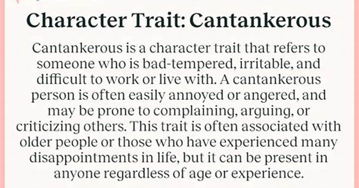Cantankerous