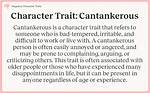 Cantankerous