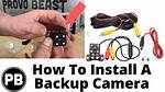 Car Backup Camera Installation