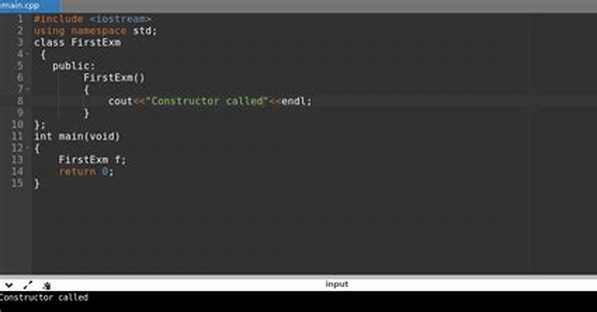 Car Class / Constructor C++