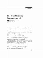Caratheodory: Construction