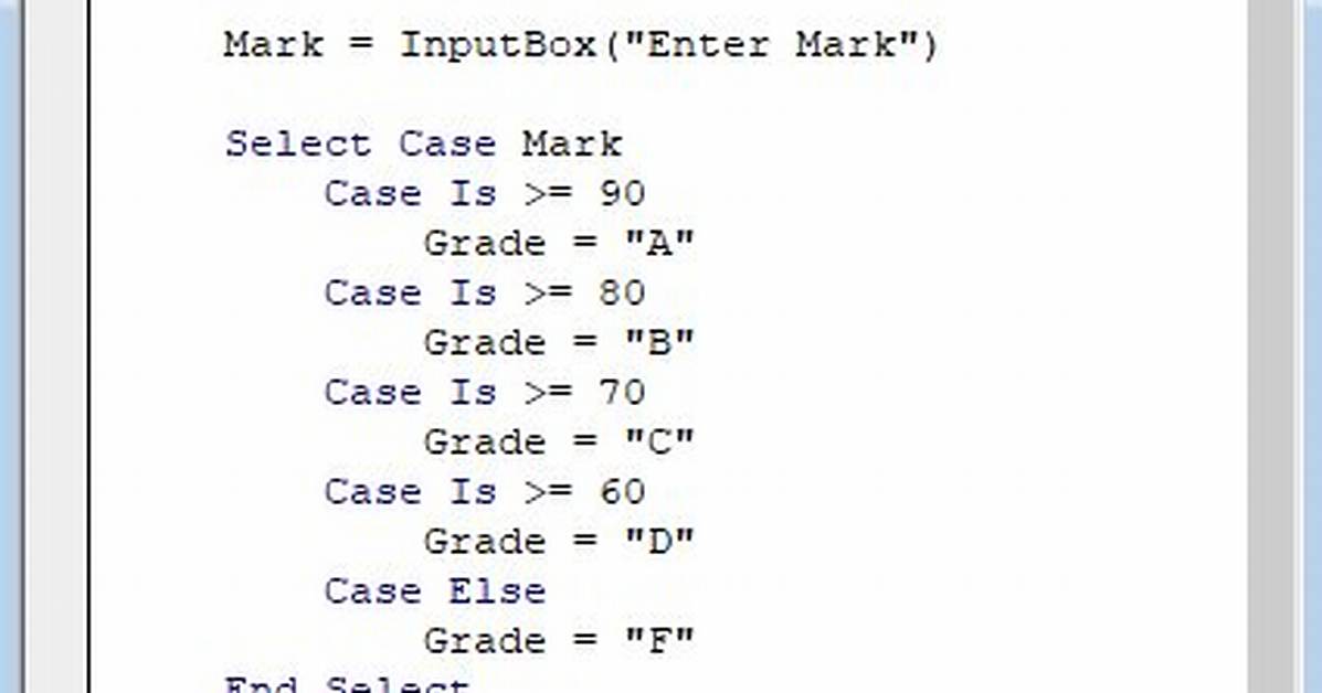 Case in Select Statement