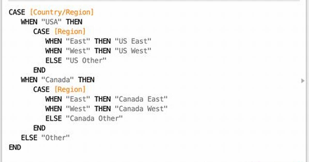 Case in Statement with Multiple Values