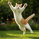 Cat Jumping