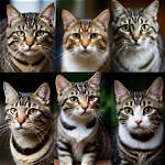 Cat with Stripes