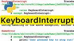 Catching Keyboardinterrupt in Python During Program Shutdown