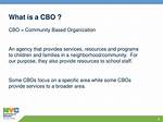 Cbo Meaning