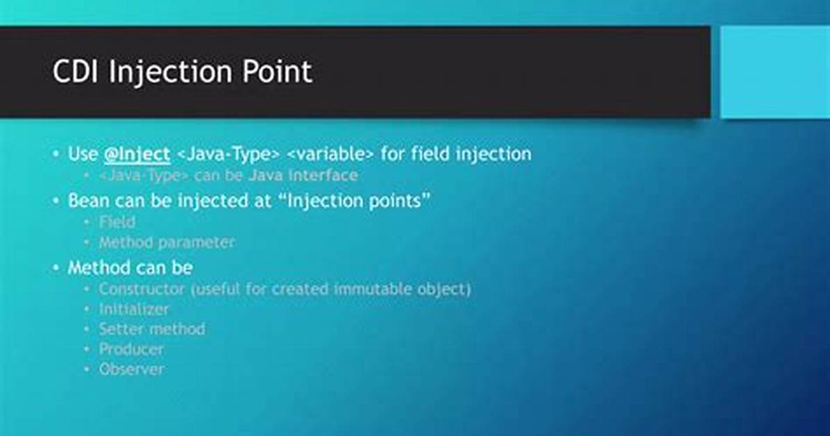 Cdi Object Not Proxyable with Injected Constructor
