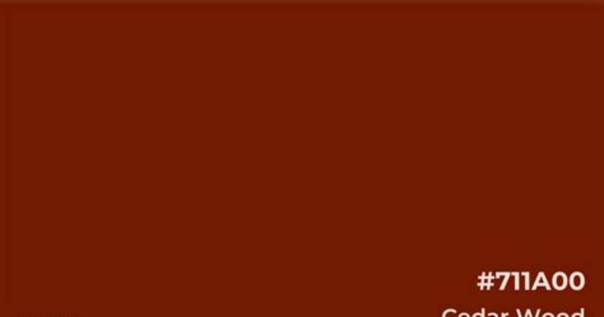Cedar Color
