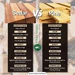 Cedar vs Pine