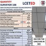 Ceiling Calculator