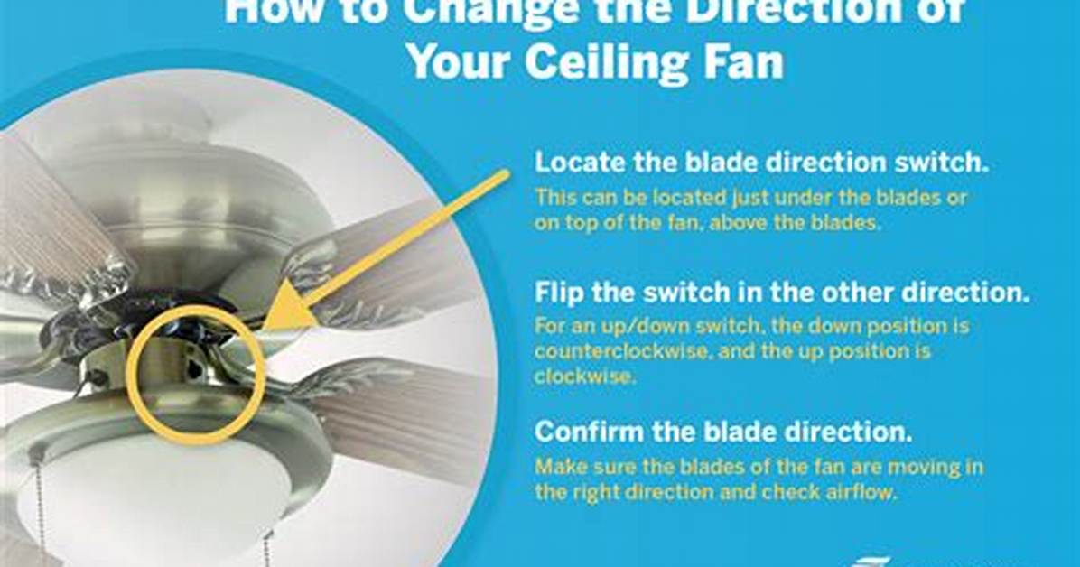 Ceiling Fan Direction Switch