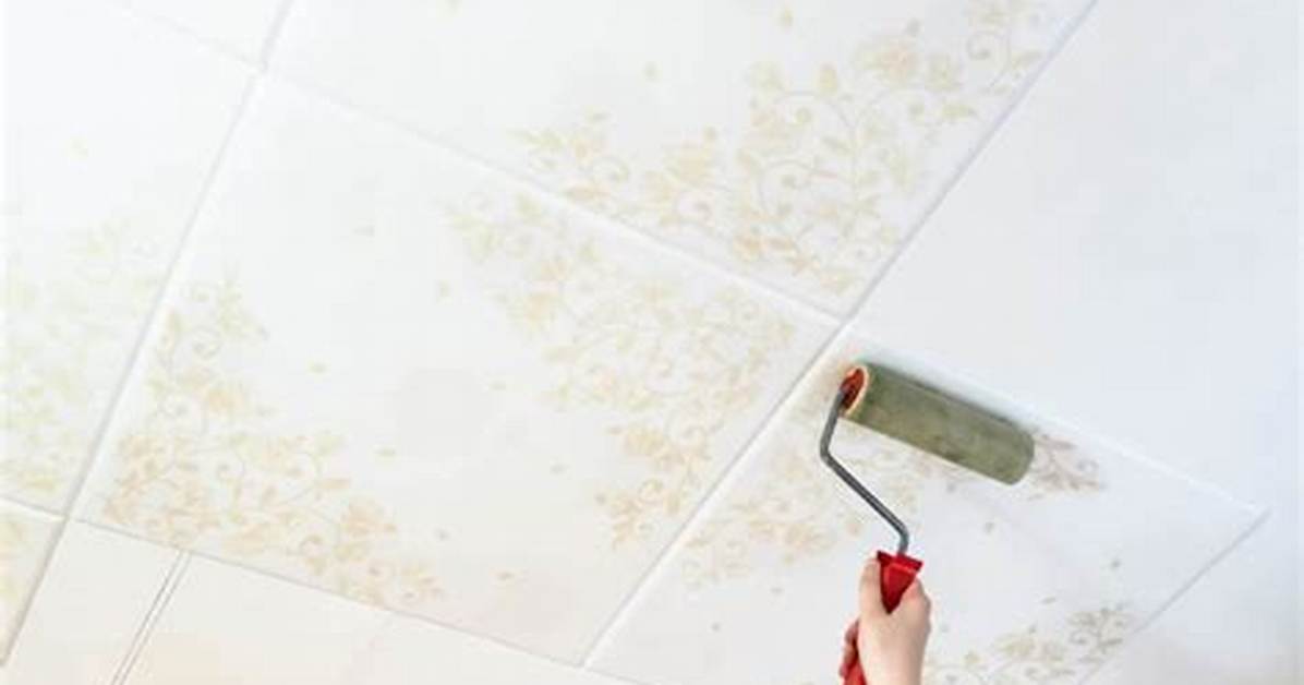 Ceiling Tile Paint