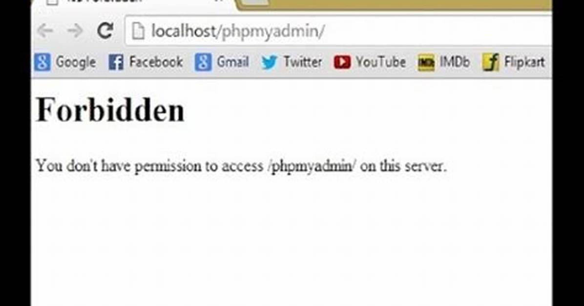 Centos Phpmyadmin Folder Forbidden