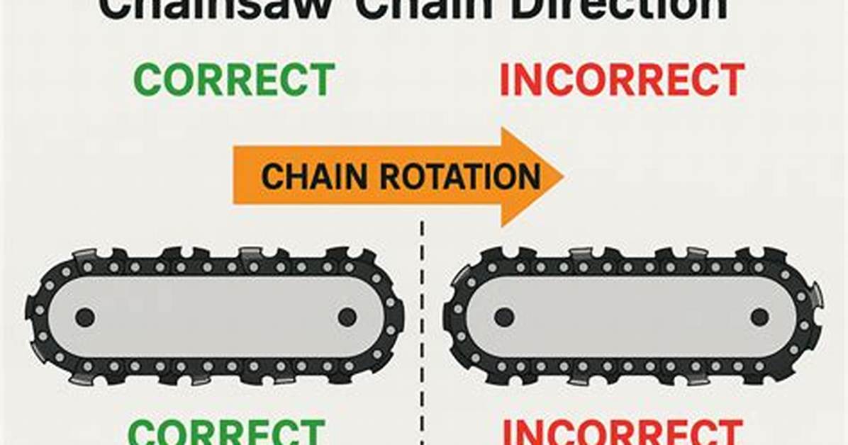 Chainsaw Chain Direction