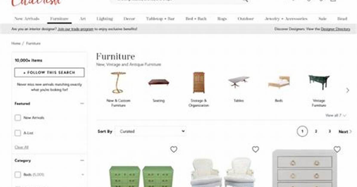 Chairish Website