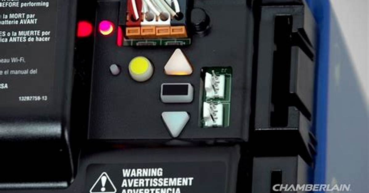 Chamberlain Learn Button