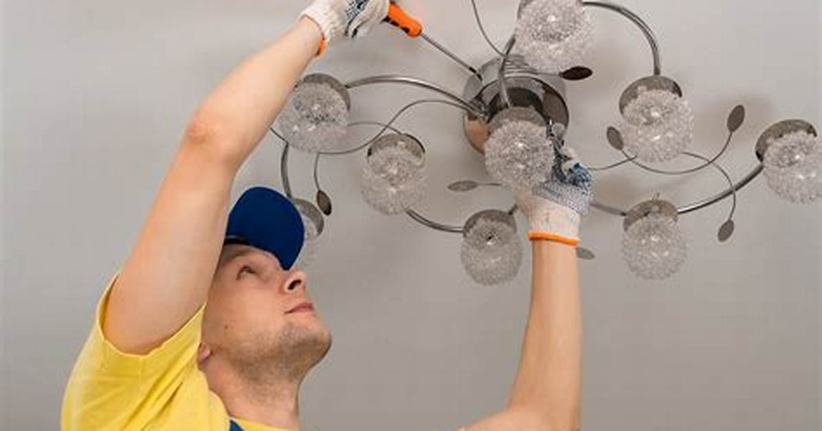 Chandelier Installation