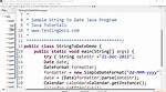 Change Date Format in a Java String