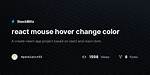 Change Inline Color on Mouseover (React)
