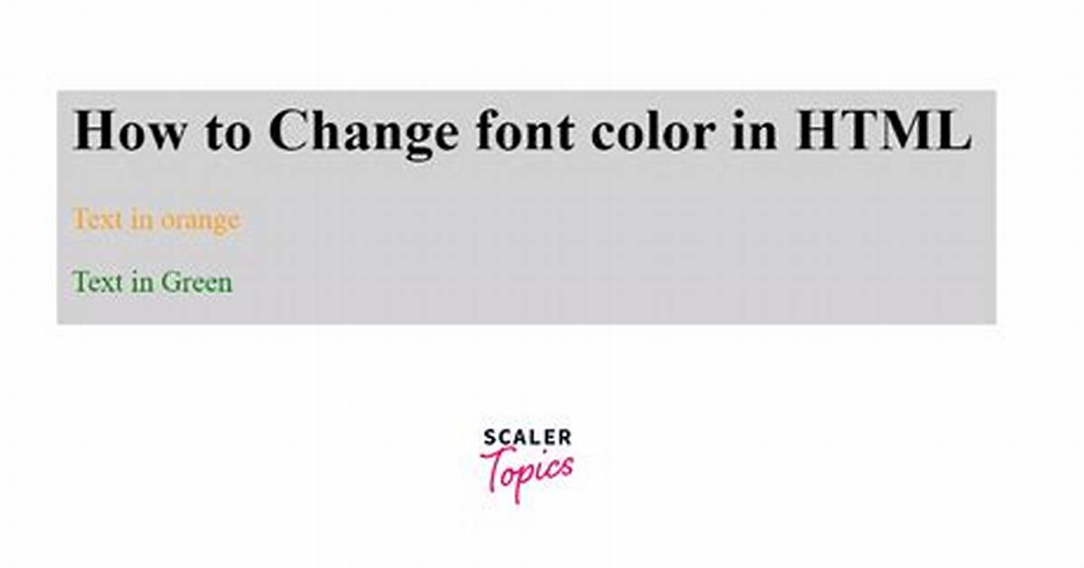 Changing Dropdown Text Color Html