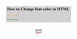 Changing Dropdown Text Color Html