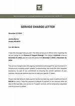 Charge for Services Rendered
