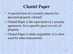 Chattel Paper
