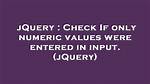 Check for Only Numerical Input in Batch File