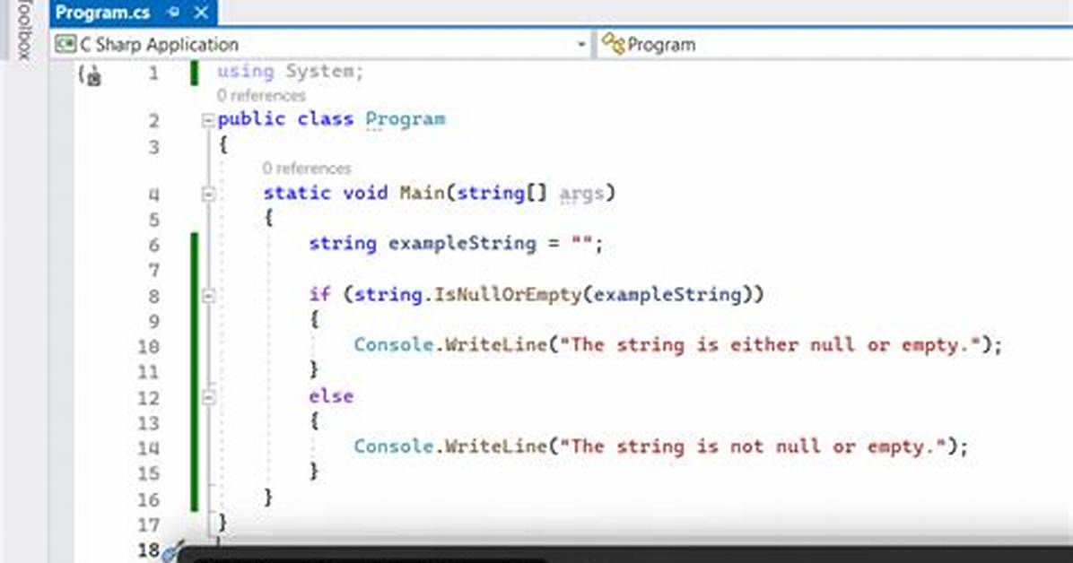Check If a String Is Not Null or Empty