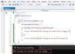 Check If a String Is Not Null or Empty