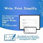 Check Writer's Implement
