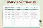 Checklist Template