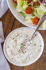 ___ Cheese Dressing