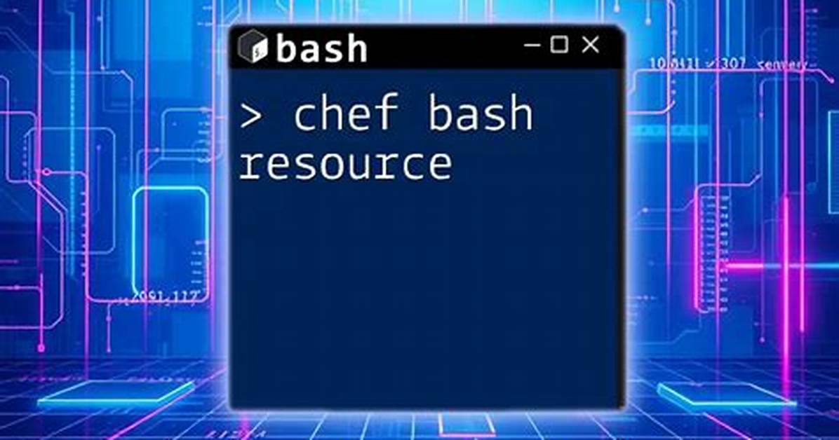Chef - Execute vs Bash Resource