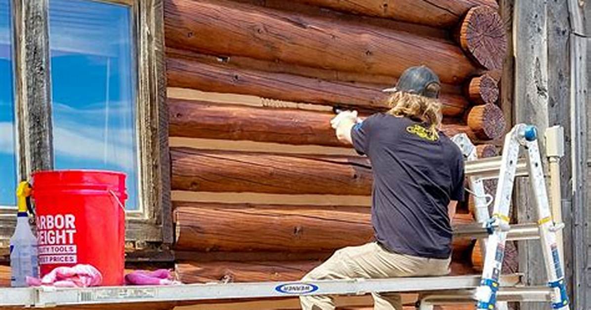 Chinking Log Cabin