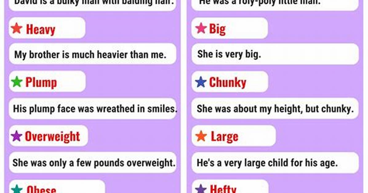 Chubby Synonym