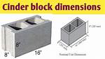 Cinder Block Height