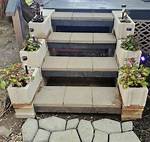 Cinder Block Steps