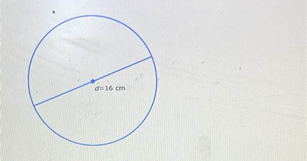 Circle Diameter = 16