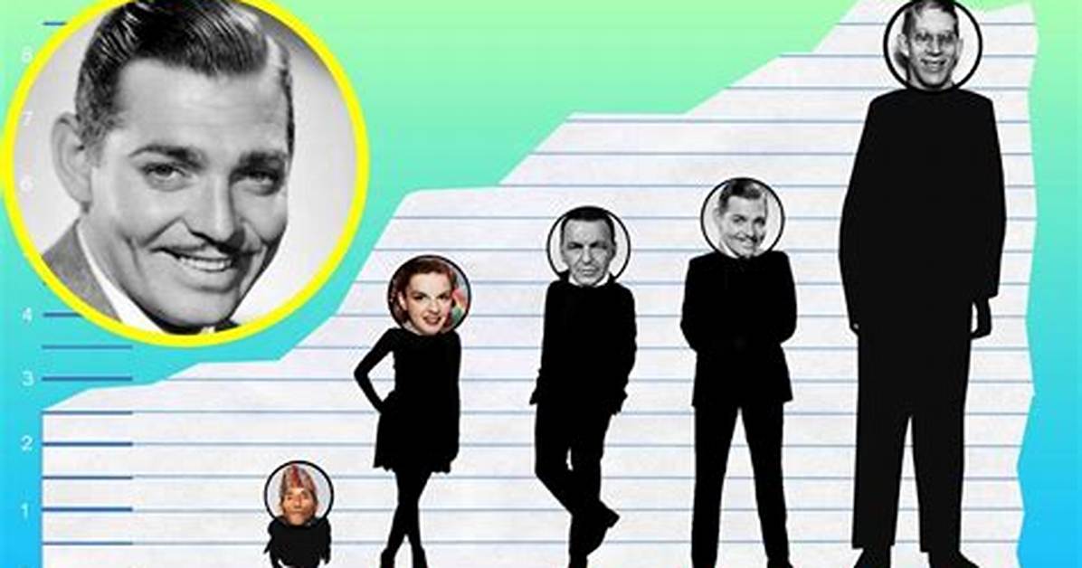 Clark Gable Height