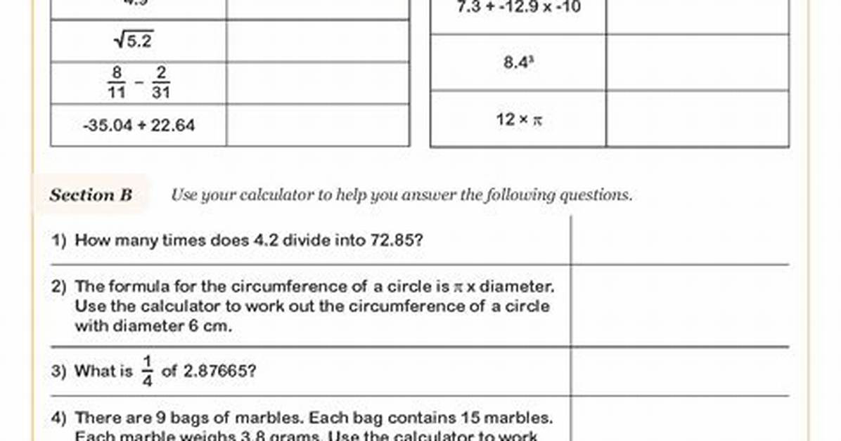 Class with Calculations