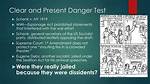 Clear and Present Danger Test