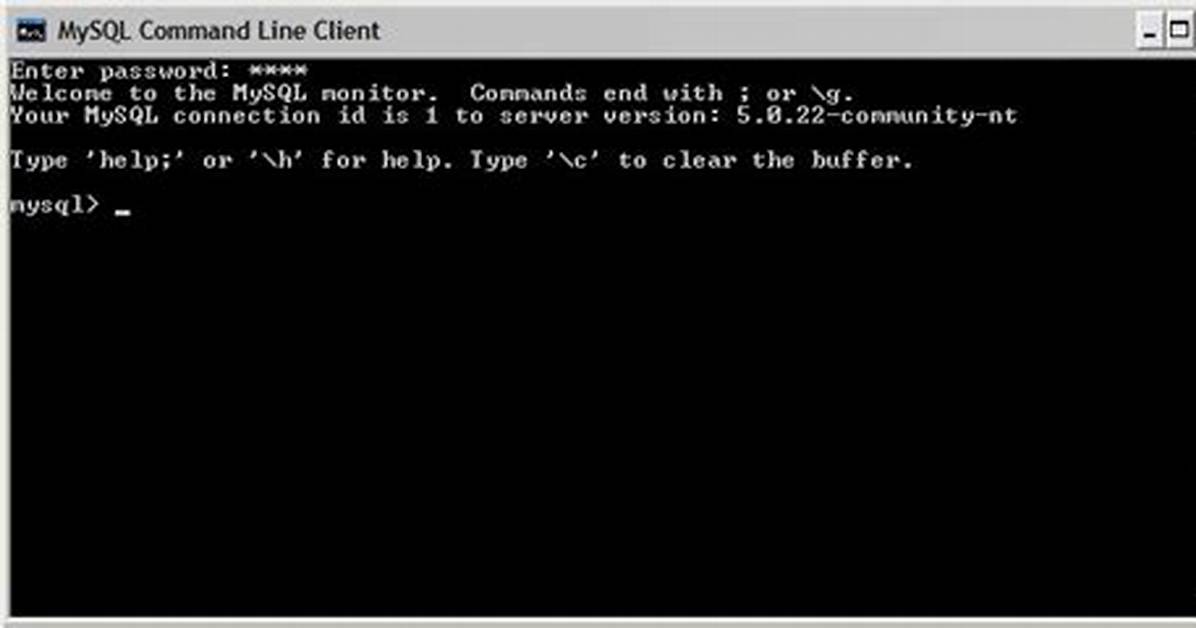 Clear Screen for Mysql Command Line Client
