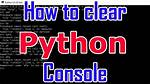 Clear Terminal in Python [Duplicate]