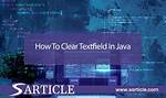 Clear Textfield Using Button (Java)
