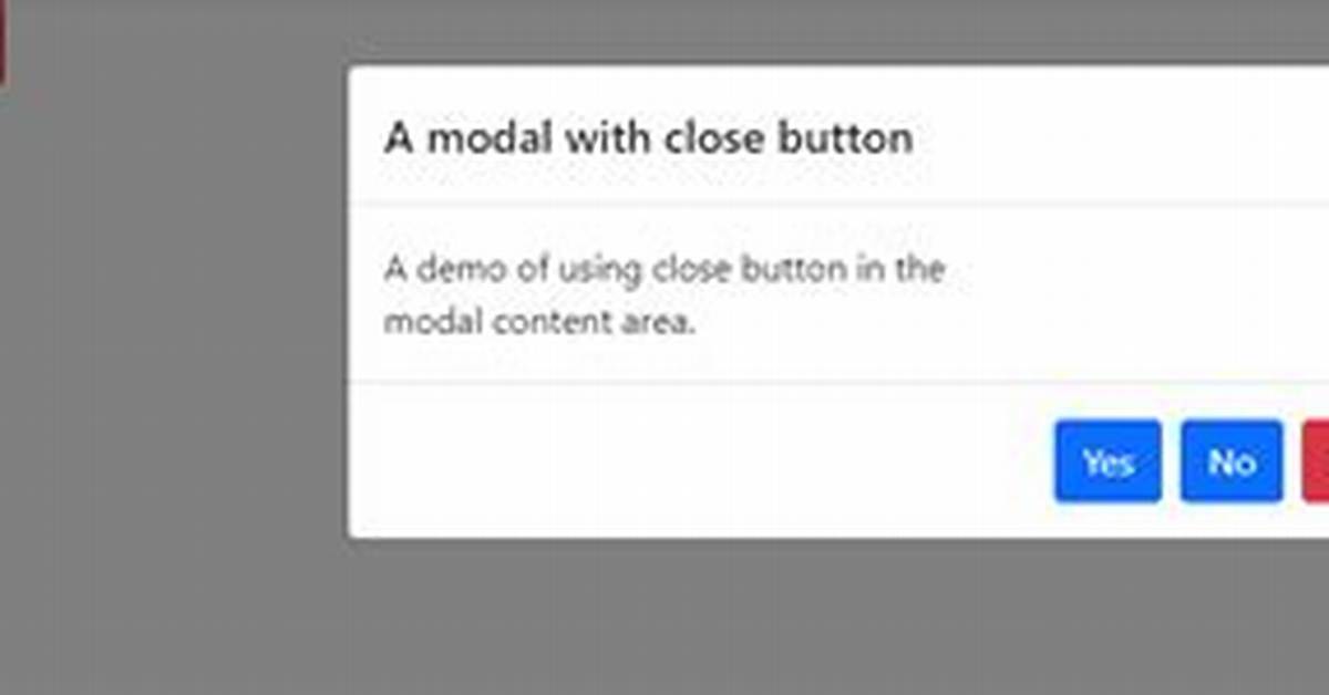 Close Bootstrap Modal