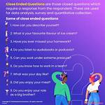 Close Ended Questions Examples