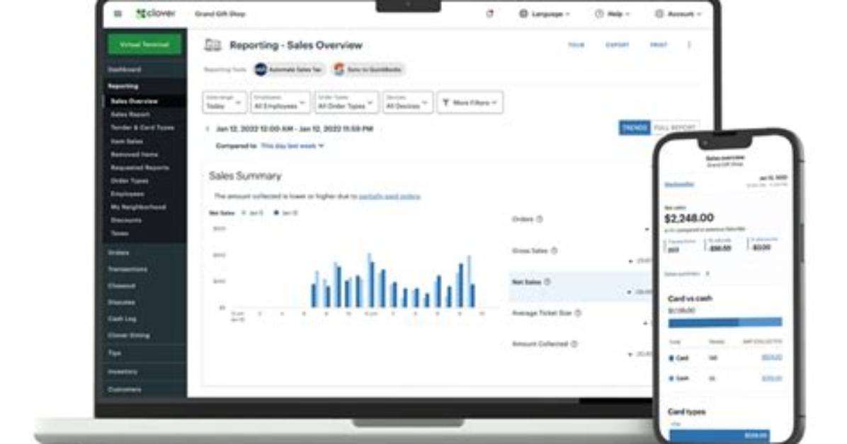Clover Web Dashboard