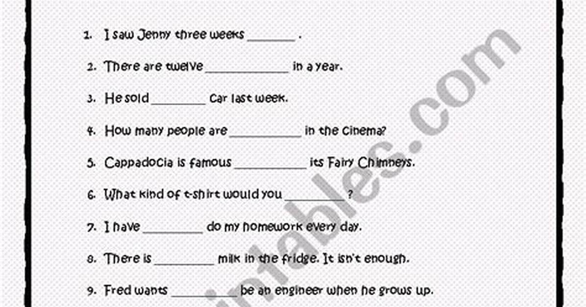 Cloze Test
